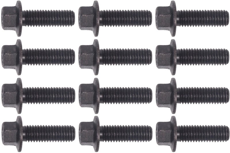 BEONEO 551696 Exhaust Manifold Bolts,Manifold Header Bolts for GM LS1 LS3 LS2 LSX LT series engines 12 PCS for GM 12617944 Exhaust Manifold Gasket - Image 1